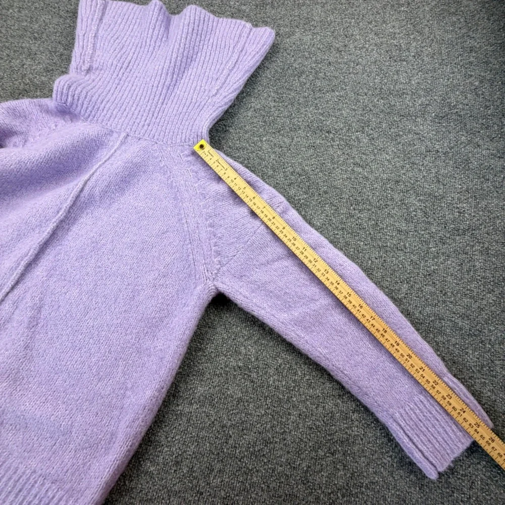Banana Republic Alpaca Blend Turtleneck Sweater‎ Lilac Purple Oversized XL NEW